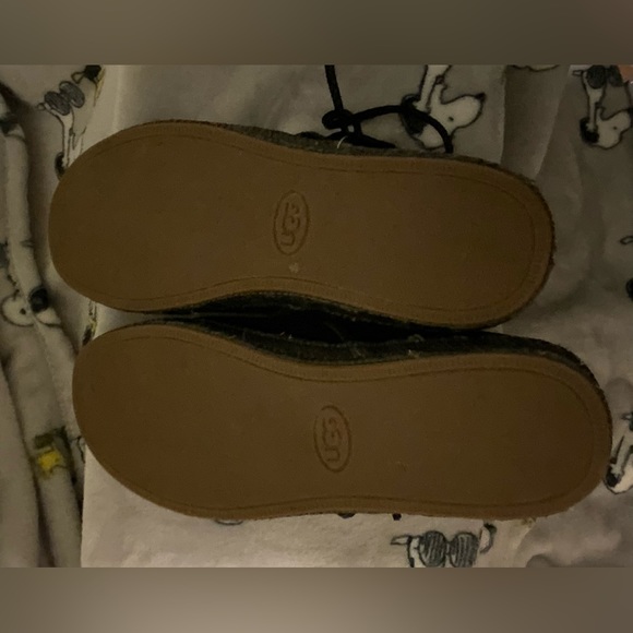 UGG Black Suede Moccasins Like New - Picture 6 of 11